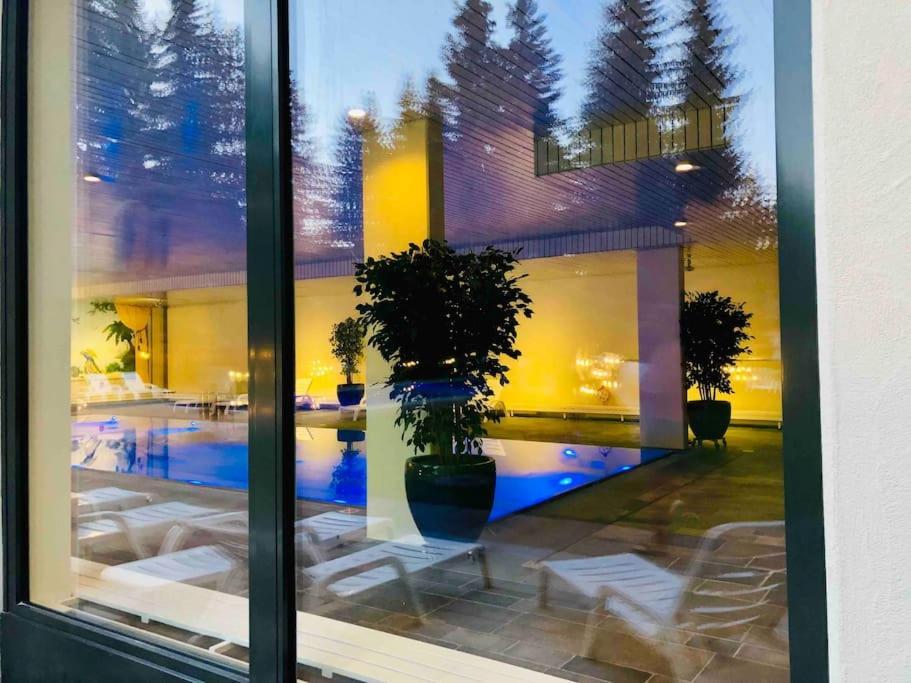 Modern Laax Apt, Swimming Pools, Wellness & Tennis 외부 사진