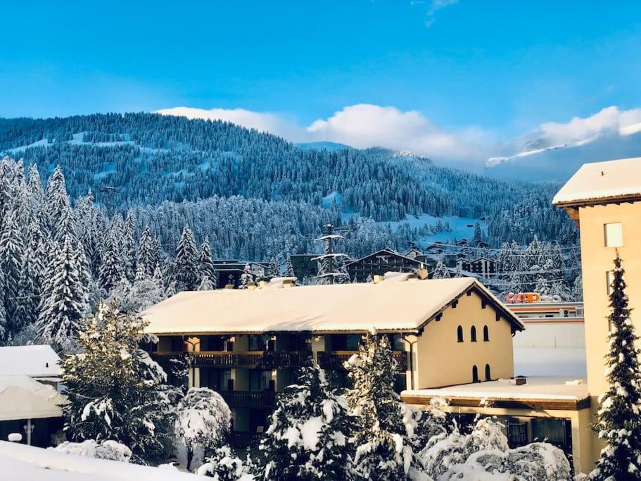 Modern Laax Apt, Swimming Pools, Wellness & Tennis 외부 사진