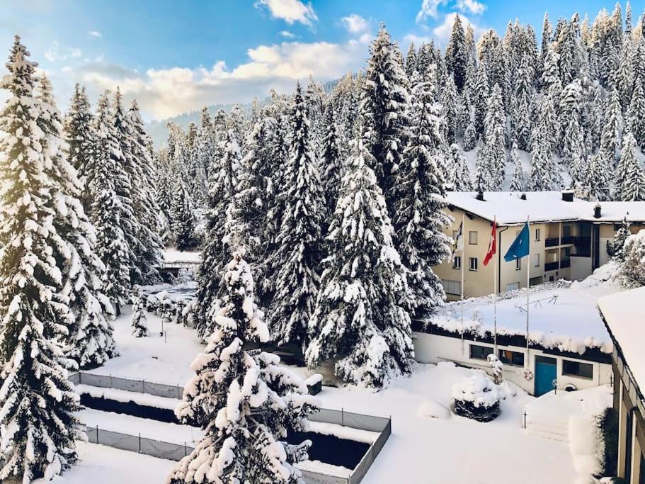 Modern Laax Apt, Swimming Pools, Wellness & Tennis 외부 사진